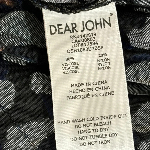 Dear John Sheer Blouse NWT - Picture 4 of 4